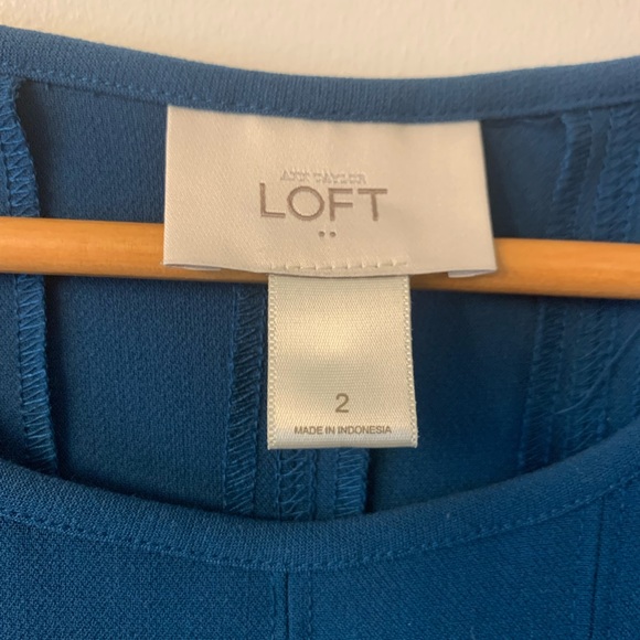 Loft Blue Shift Dress - Picture 5 of 5